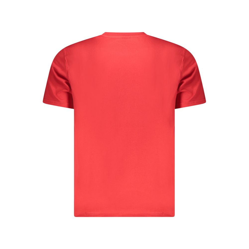 North Sails Red Cotton Men T-Shirt NO-34377-S
