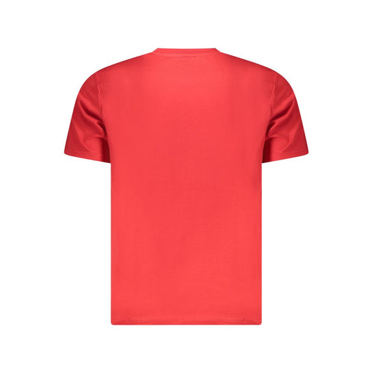 North Sails Red Cotton Men T-Shirt NO-34377-S