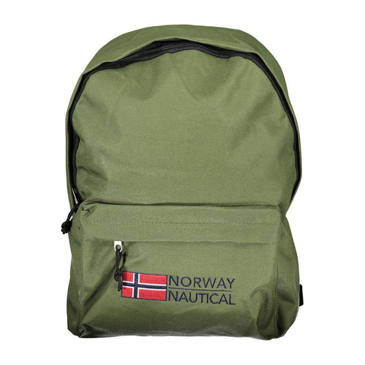 Norway 1963 Green Polyester Mens Backpack NO-38057