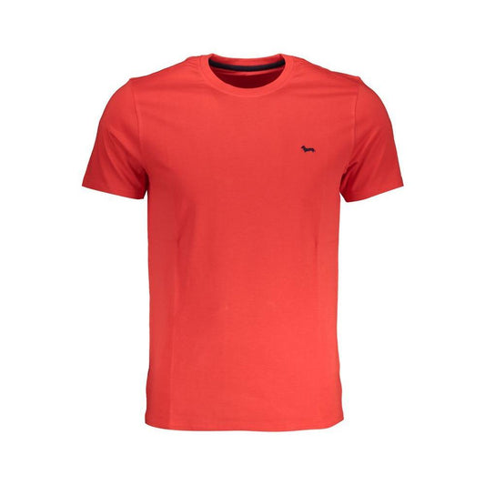 Harmont & Blaine Red Cotton T-Shirt HA-28066-XL