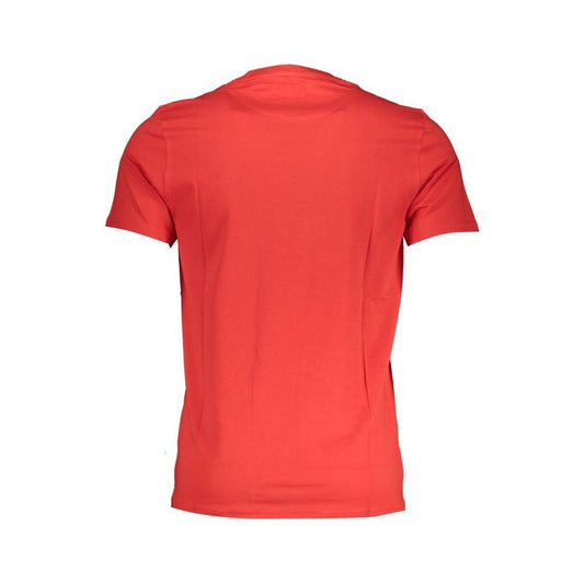 Harmont & Blaine Red Cotton T-Shirt HA-28066-XL