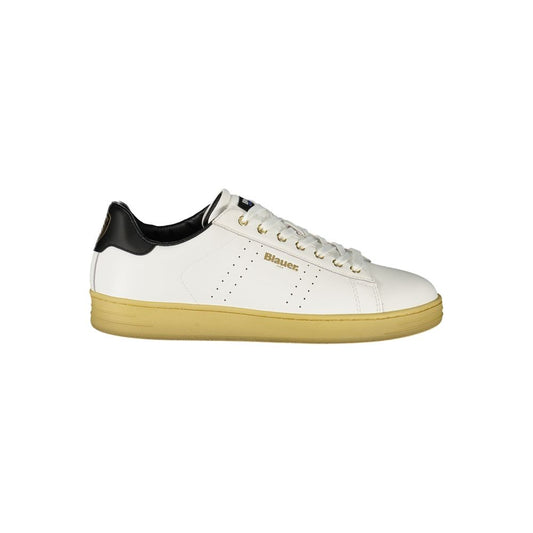 Blauer Bianco Poliuretano Men Sneaker 1728,67403481248,Athletic - Sneakers - Shoes,Blauer,EU40/US7,EU41/US8,EU42/US9,EU43/US10,EU44/US11,EU45/US12,Men,New with tags,Shoes,Sneakers - Shoes,White