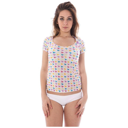 A-Style White Nylon Unisex T-Shirt AS-1800-III/L