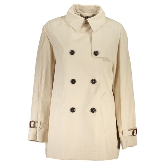 Tommy Hilfiger Beige Cotton Jackets & Coat TO-27662-IT36|XXS