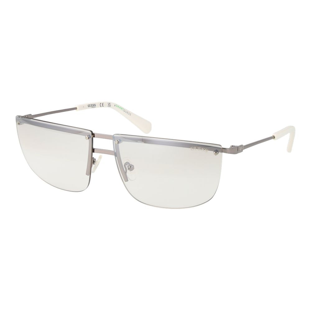 Guess Silver Metal Sunglasses Guess