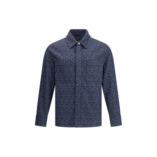 Fendi Denim FF Jacket FE-FW1321AUX4F0BUZ-IT46 | S
