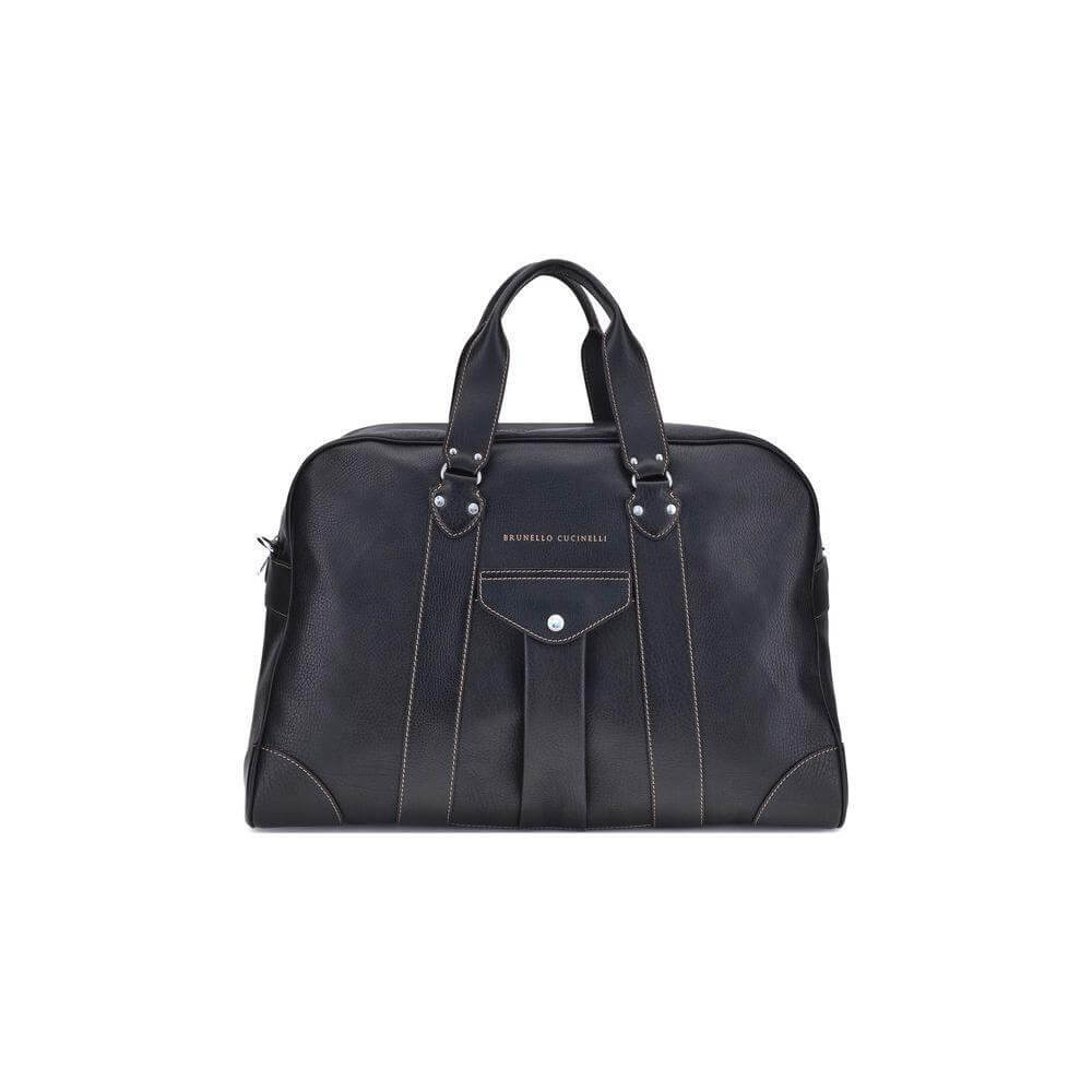 Brunello Cucinelli Leather Travel Bag