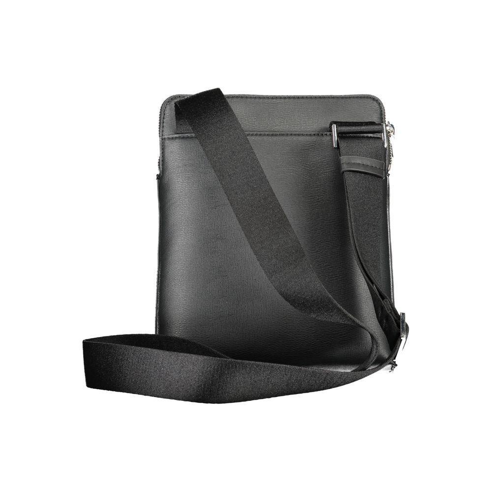 Calvin Klein Black Polyurethane Men Shoulder Bag