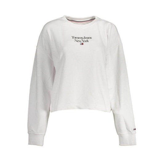 Tommy Hilfiger White Cotton Women Sweater TO-17427-XL