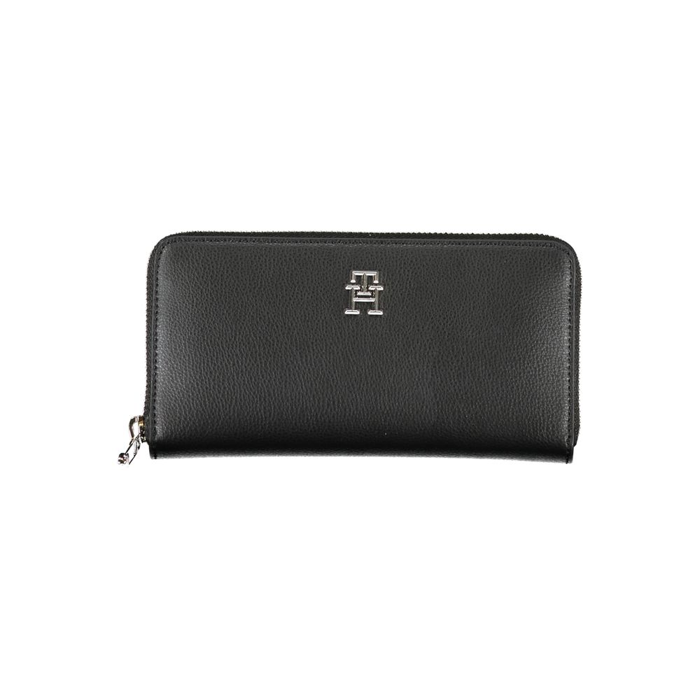 Tommy Hilfiger Black Polyester Wallet Tommy Hilfiger