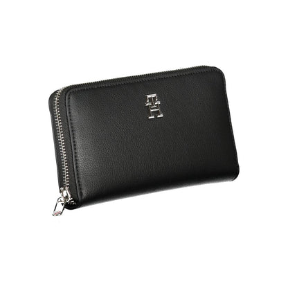 Tommy Hilfiger Black Polyester Wallet Tommy Hilfiger