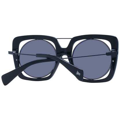 Yohji Yamamoto Black Monel Sunglasses Yohji Yamamoto