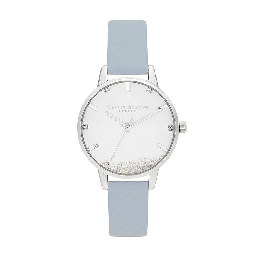 Olivia Burton Blue Artificial Leather Watch OBOB16SG07AC