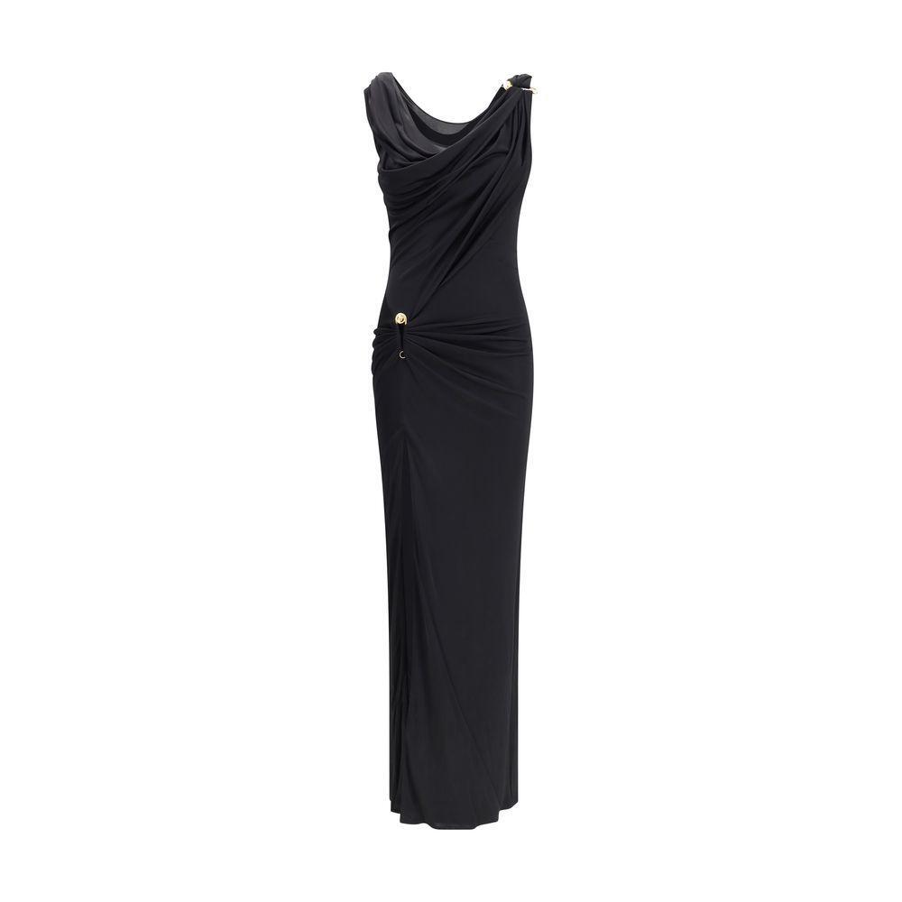 Versace Draped jersey long Dress VE-10204241A124971B000-IT42 | L