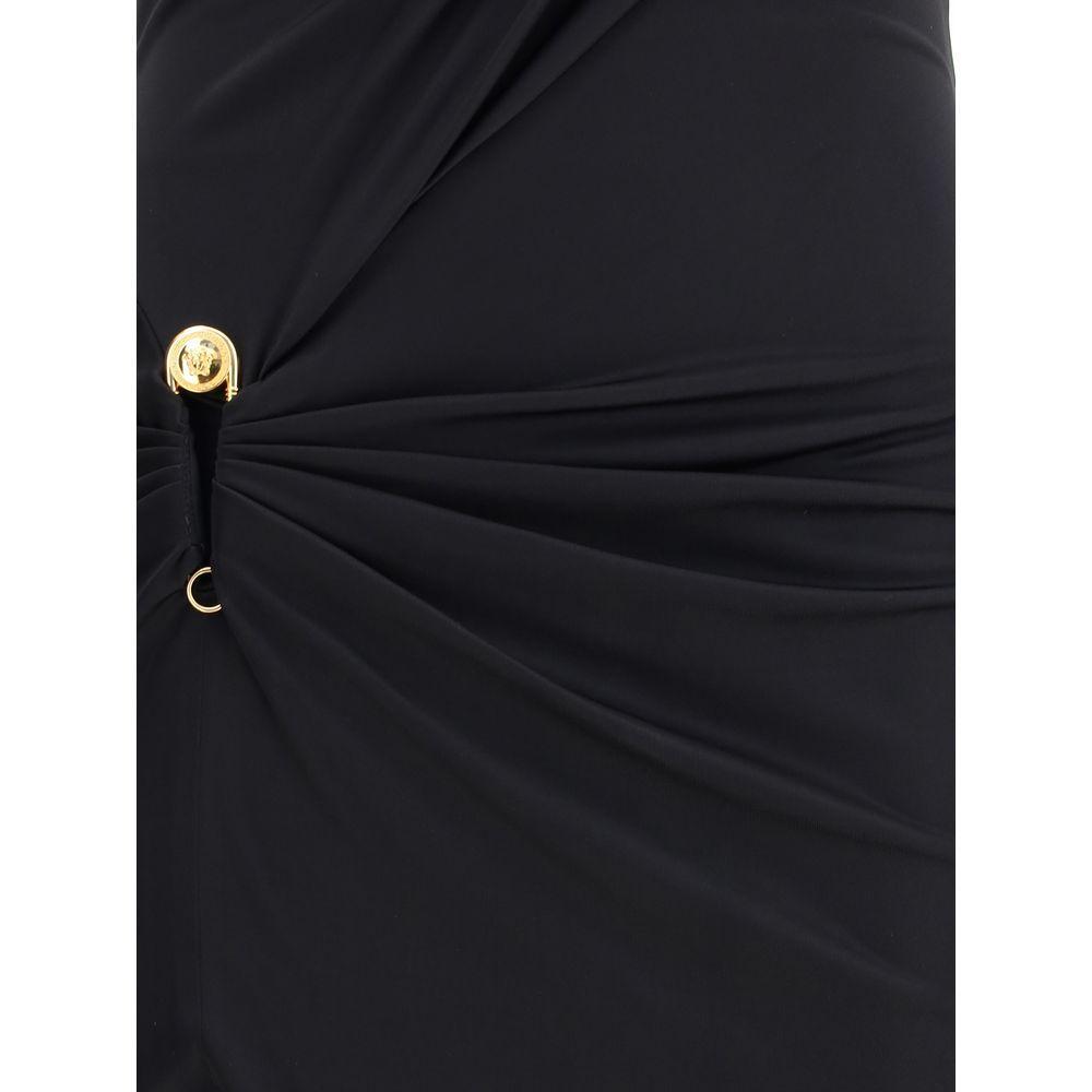 Versace Draped jersey long Dress VE-10204241A124971B000-IT42 | L