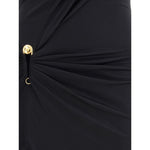 Versace Draped jersey long Dress VE-10204241A124971B000-IT42 | L