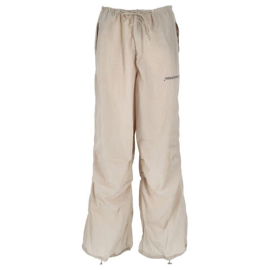 Hinnominate Beige Nylon Jeans & Pant HI-15576-XS