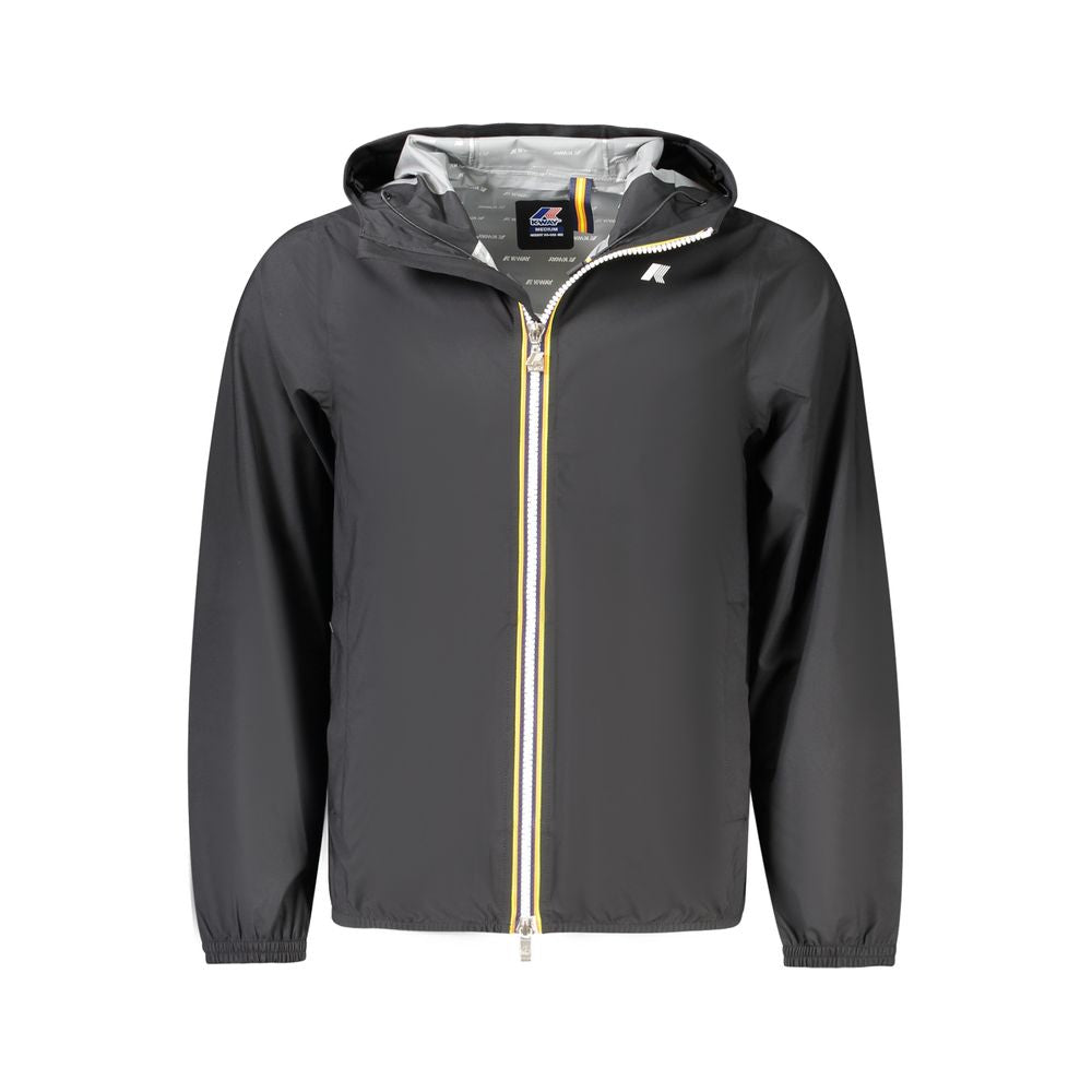 K-WAY Black Polyester Men Jacket KW-38785-L