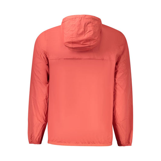 K-WAY Red Polyamide Men Jacket