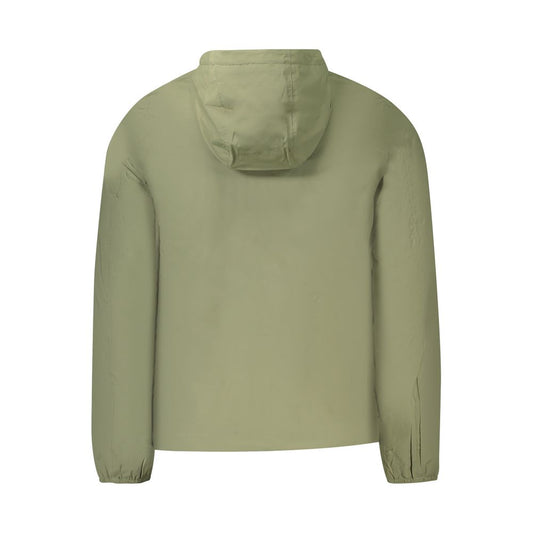 K-WAY Green Nylon Men Jacket