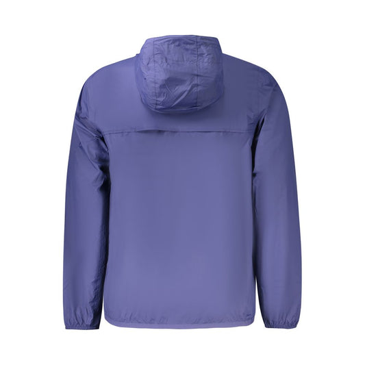 K-WAY Blue Polyamide Men Jacket