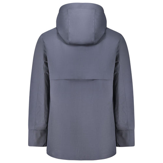 K-WAY Blue Wool Jacket KW-34212-M