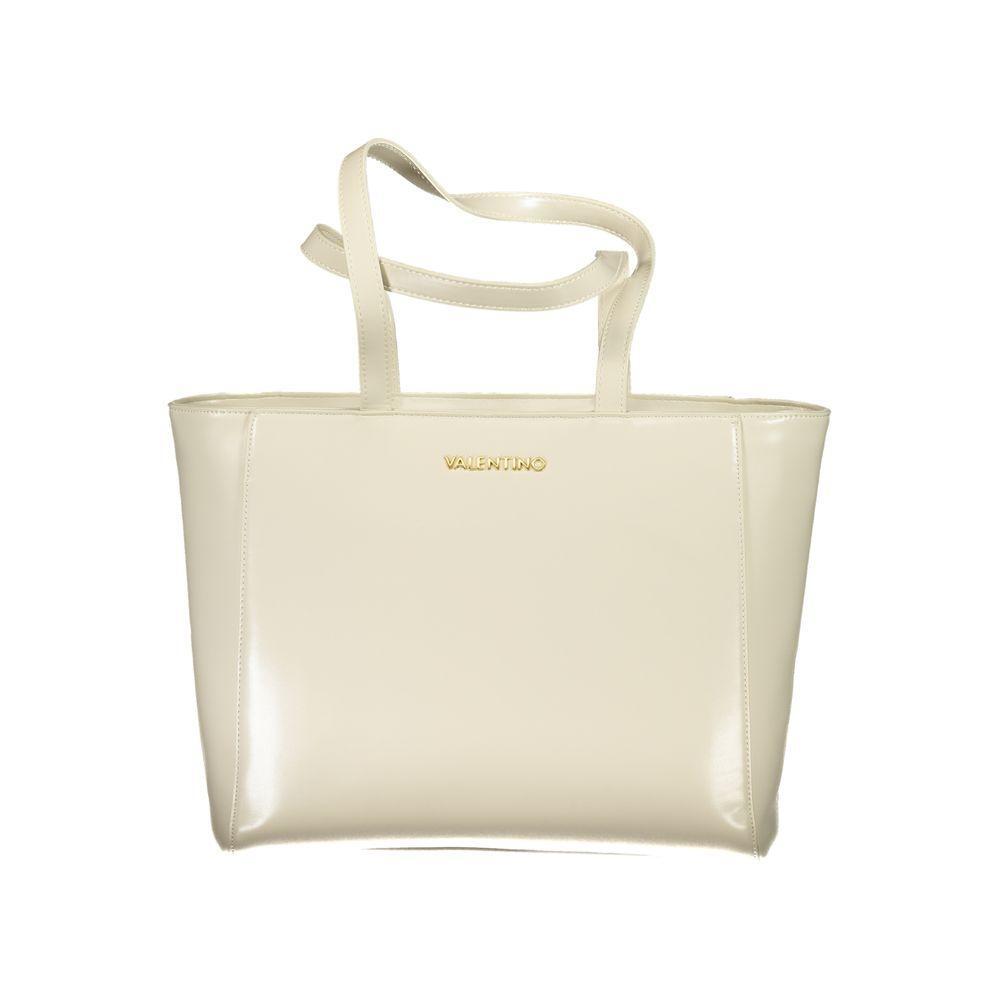 Front view with bag zipped and handles upright.