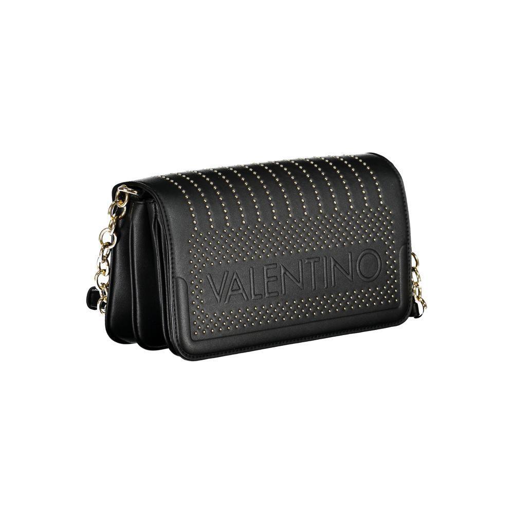 Mario Valentino Nero Polyurethane Women Shoulder Bag