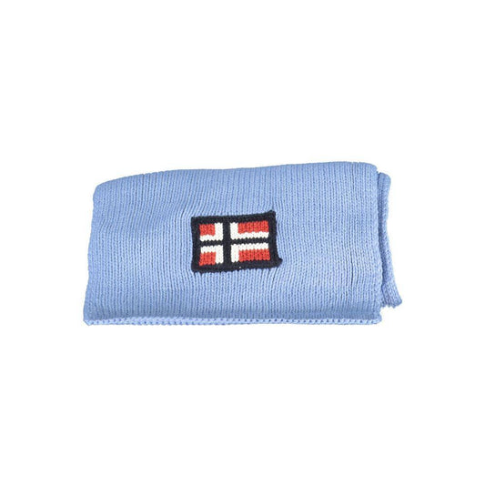 Norway 1963 Blue Marabou Scarf NO-25585