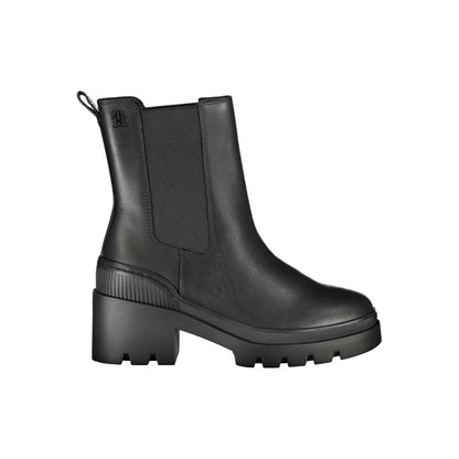 Tommy Hilfiger Black Polyester Ankle Boots Tommy Hilfiger