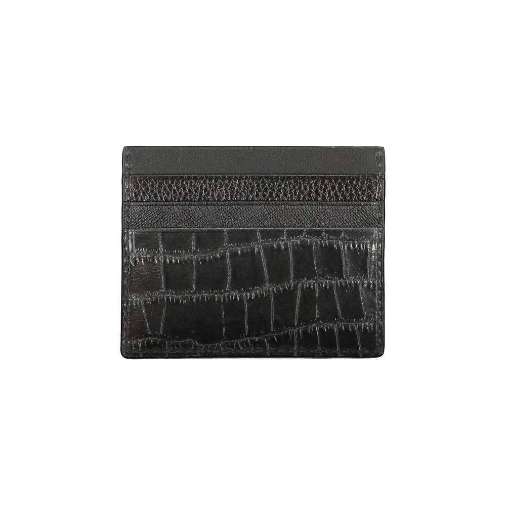 Tommy Hilfiger Black Leather Wallet TO-30740