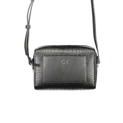 Calvin Klein Black Polyester Women Shoulder Bag