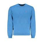 Napapijri Blue Cotton Sweater NA-31582-XL