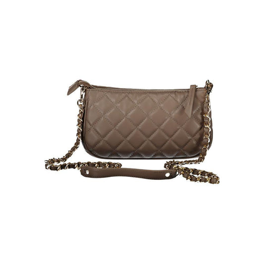Mario Valentino Brown Polyethylene Handbag