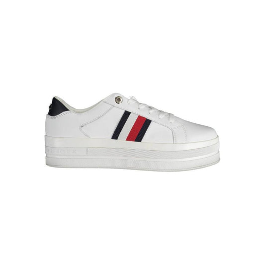 Tommy Hilfiger White Polyester Sneaker TO-15145-EU41/US11