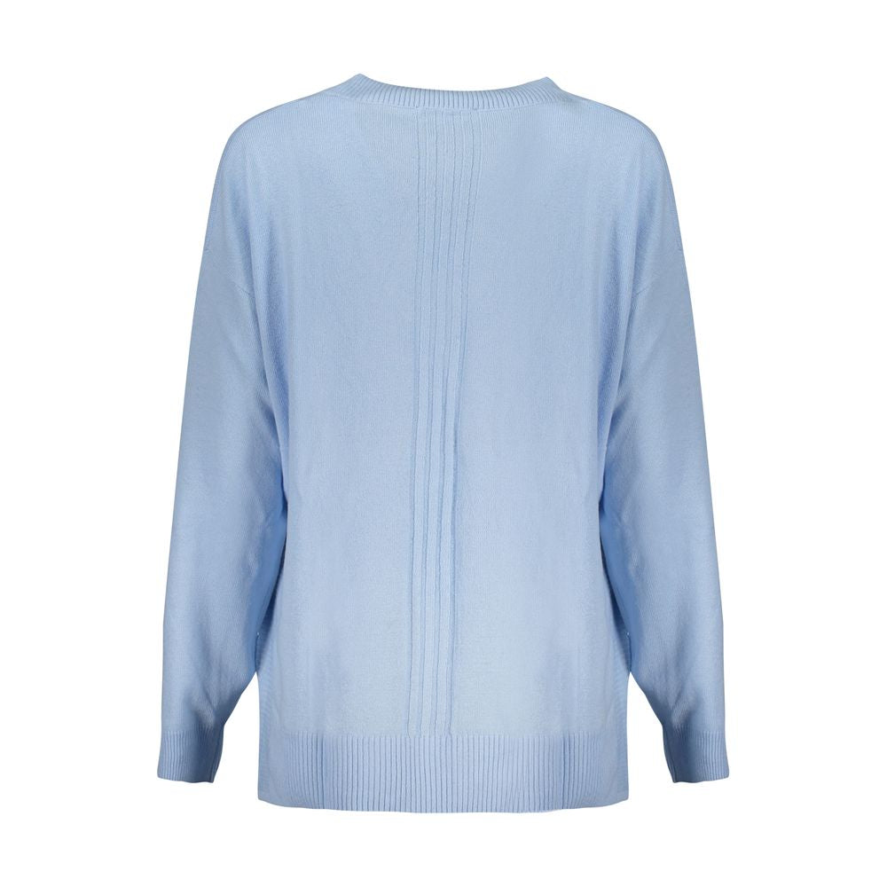 Guess Jeans Blue Cotton Sweater GU-31973-XS