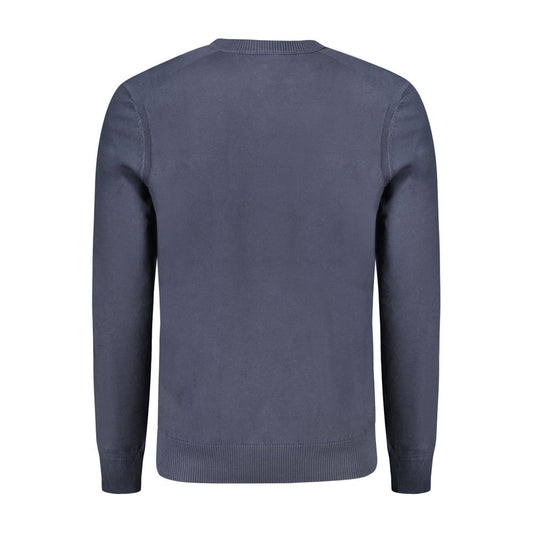 Hugo Boss Blue Cotton Sweater BO-33093-S