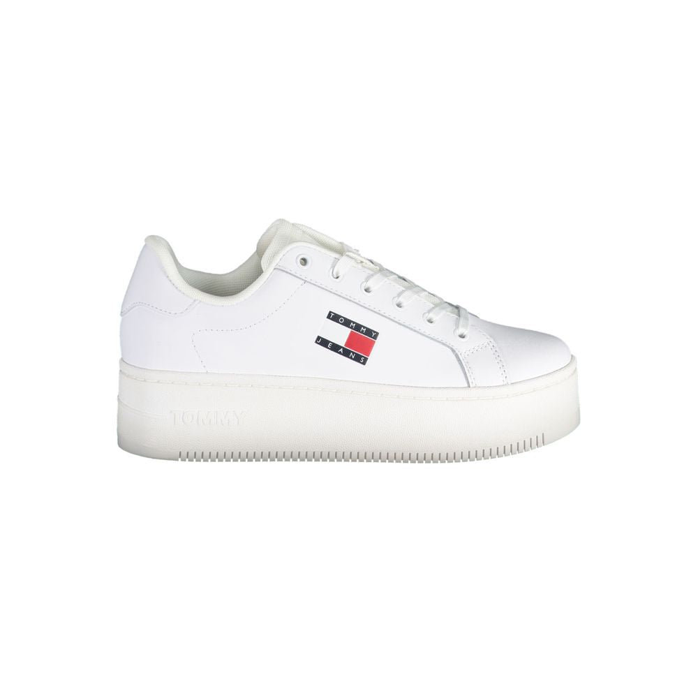 Tommy Hilfiger White Polyester Sneaker TO-22814-EU41/US11