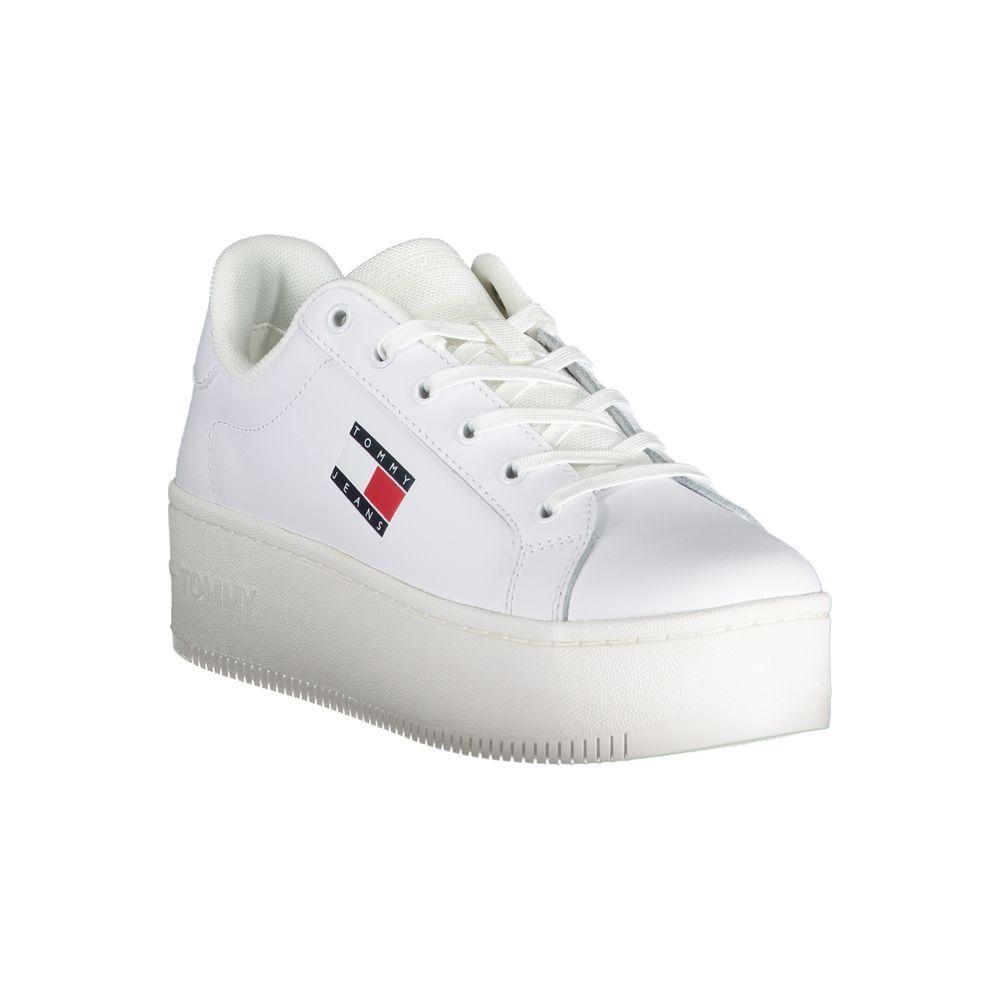Tommy Hilfiger White Polyester Sneaker TO-22814-EU41/US11