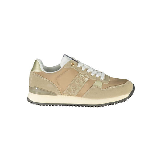 Napapijri Beige Polyester Sneaker NA-23091-EU36/US6