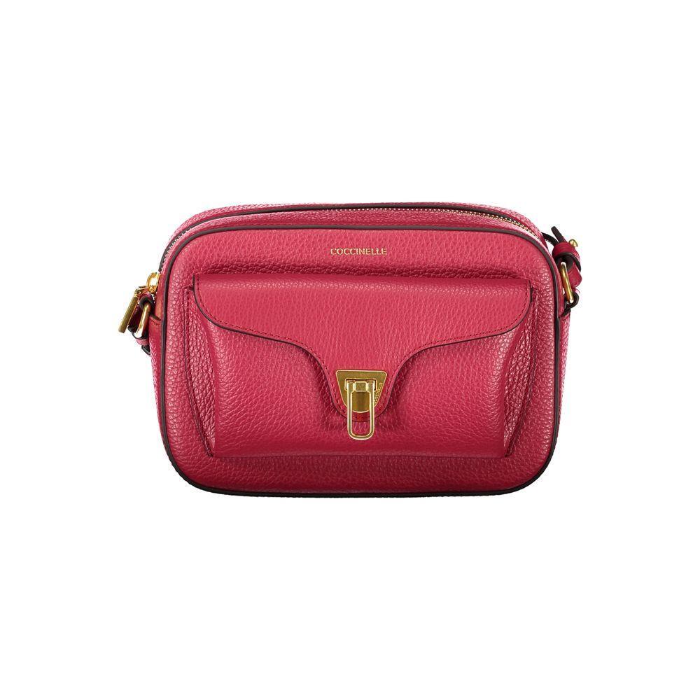 Front view with bag zipped and handles upright.