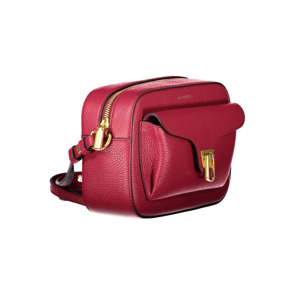 Coccinelle Red Leather Handbag CO-34892