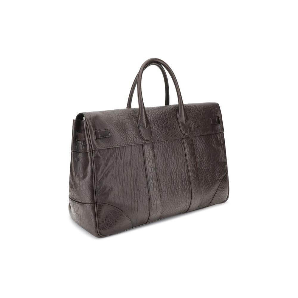 Front view with bag zipped and handles upright.