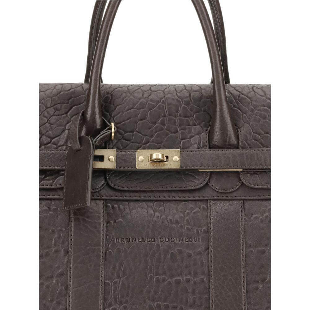 Front view with bag zipped and handles upright.