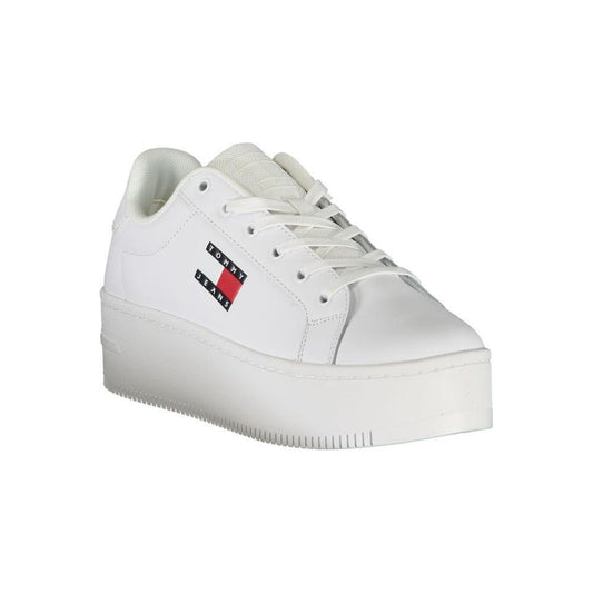 Tommy Hilfiger White Polyester Sneaker TO-29013-EU39/US9