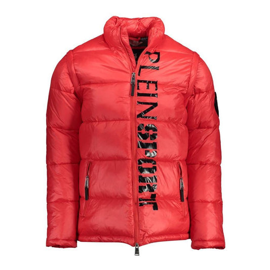 Plein Sport Red Polyamide Jacket PL-10719-IT50 | L