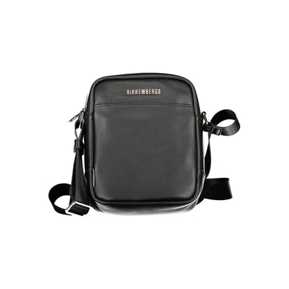 Bikkembergs Black Polyurethane Men's Shoulder Bag