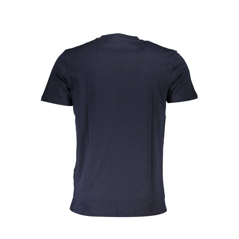 Cavalli Class Blue Cotton T-Shirt CA-22246-XXL