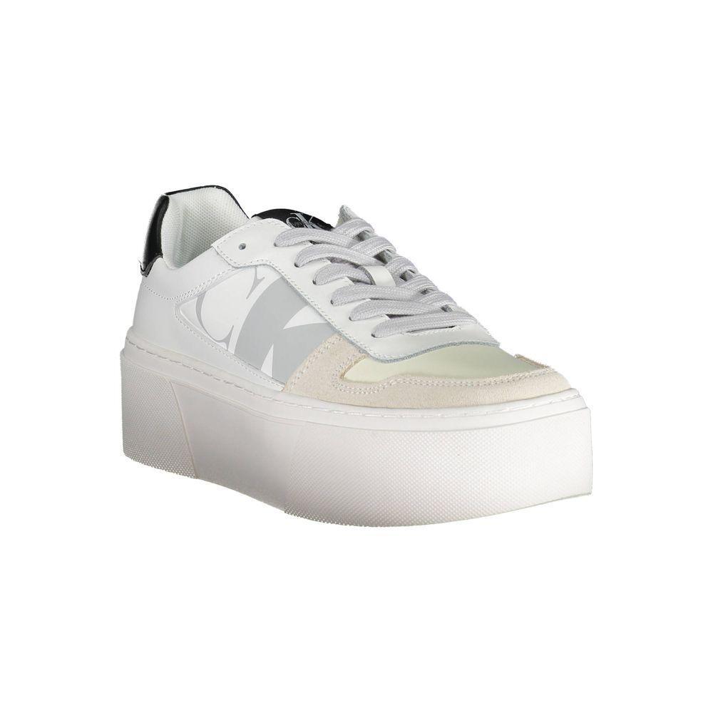 Calvin Klein White Polyester Sneaker CA-22764-EU39/US9