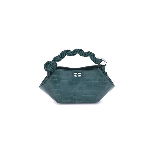 Ganni Bou mini crocodile patent leather Handbag GAA6748774BB